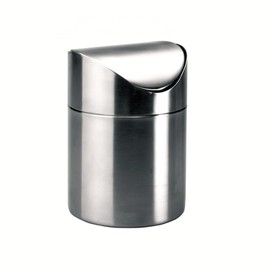 Ibili Table bin Clasica 11,7x16,5 of Stainless Steel, Stainless-Steel, Silver, 11.7 x 11.7 x 16.5 cm