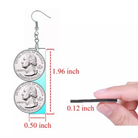 the fun things African Mud Cloth Print Bar Earrings NO TARNISH Wood Dangle Handcrafted