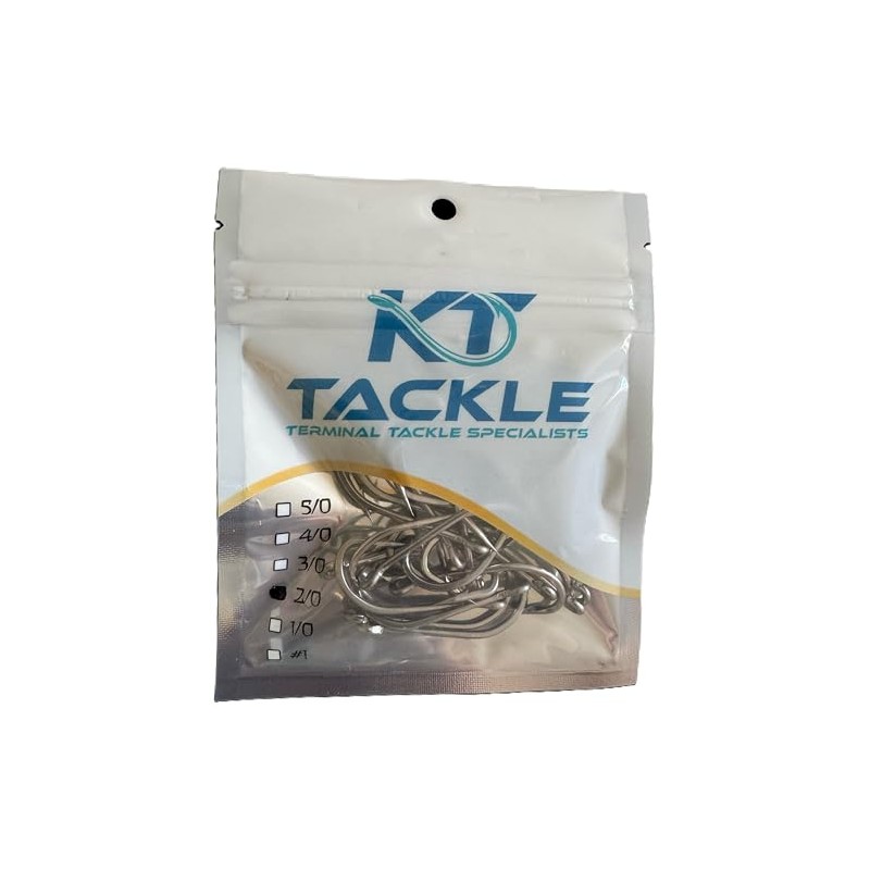 long shank fishing hook available in sizes 5/0, 4/0, 3/0,