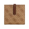 GUESS Laurel Tab Card Case, Latte Logo