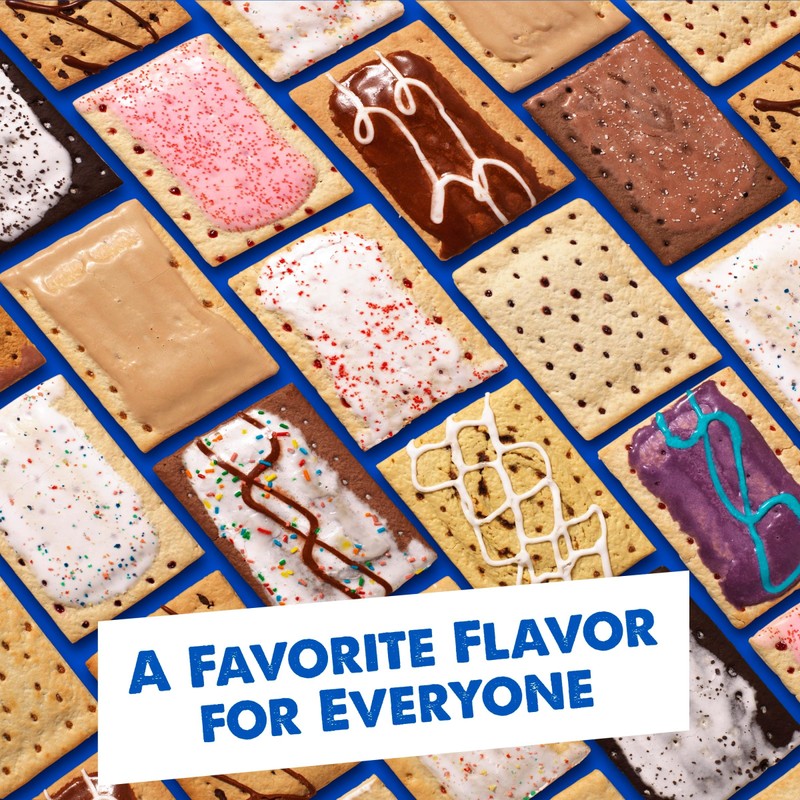 Pop-Tarts Toaster Pastries, Breakfast Foods, Kids Snacks, Frosted Blueberry (8