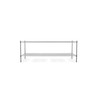 PRO&Family 30" x 72" NSF Chrome 2 Wire Shelf Kit