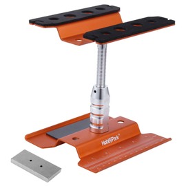 Hobbypark Aluminum Alloy RC Car Work Stand Repair Workstation 360 Degree Rotation Lift/Lower Tools for 1/12 1/10 1/8 Scale Car Models (Orange)