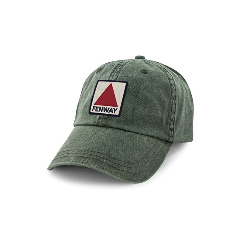 Chowdaheadz Fenway Printed Patch Washed Dad Hat Dark Green