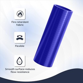 Endure Endure 4" ID Straight Silicone Coupler Hose (102mm) High Temp 4-Ply Reinforced Length(152mm) Thickness(5mm), Intake Piping, Couplers for High Performance Vehicles, Automotive Silicone Hose - Blue