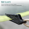 20Pcs Tent Awning Canopy Clamp Tarp Clip Snap Canvas Anchor