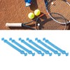 6 Pcs Tennis Racket Vibration Dampeners Long Buckle Tennis Racquet