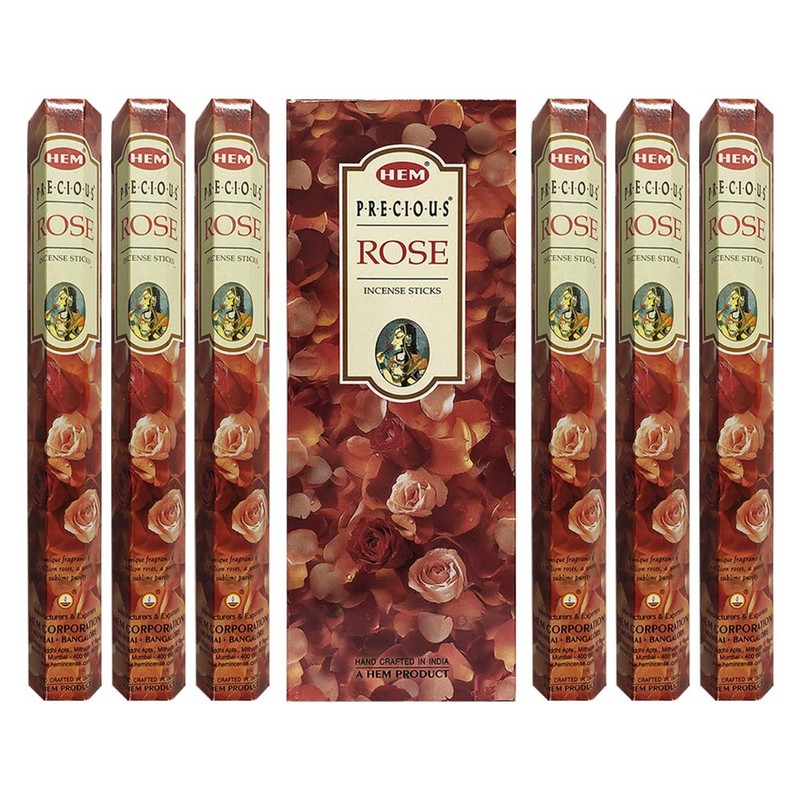 Precious Rose Incense Sticks and Incense Stick Holder Bundle Insence