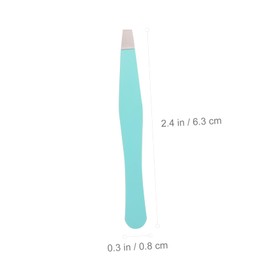 FRCOLOR Mini Eyebrow Clamp Set 4Pcs Stainless Steel Eyebrow Tweezers for Precision Grooming for Makeup Lovers and Professionals and Trimming