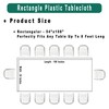 PARTY ULYJA Teal Plastic Tablecloths 2 Pack Disposable Table Covers