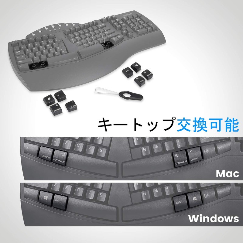 Perixx Perixx Periboard-612B Wireless Ergonomic Split Keyboard with Dual Mode