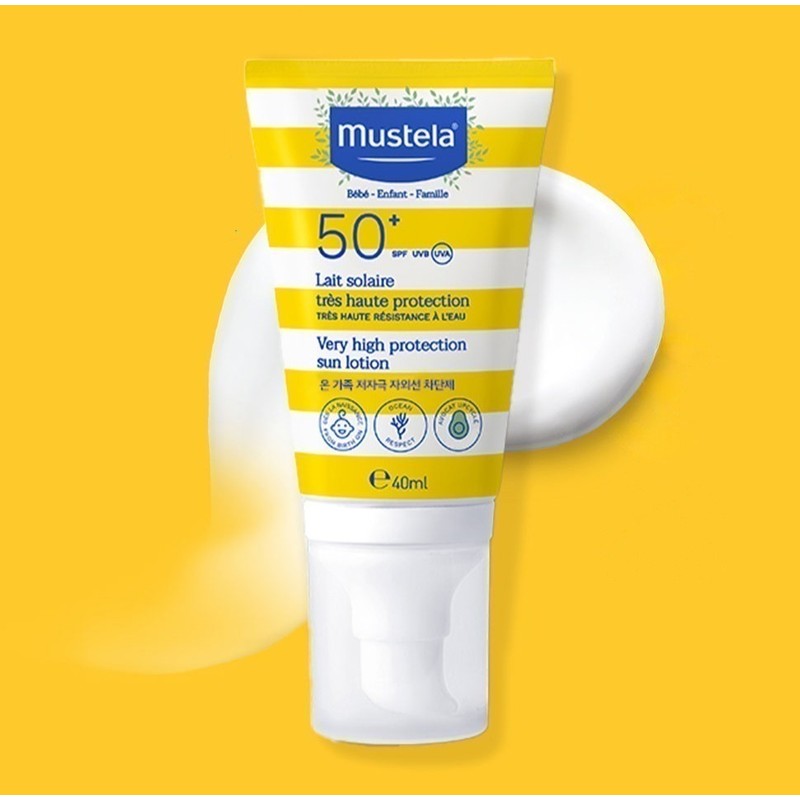 Mustela Baby Very High Protection Sun Lotion SPF 50+, 40ml,