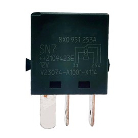 V23074-A1001-X114 8X0951253A #655 Automotive 12VDC 30A 5Pins Relay Windshield Wiper Motor Relay with Resistors Supersession HFV6-G 12-Z7ST-R