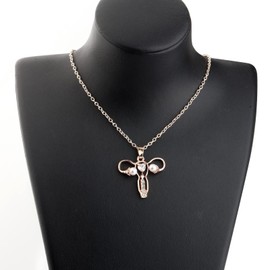 RTY Human Organ Female Uterus Shape Pendant Necklace Gynecologist Jewelry for Doctor Nurse Medical Students Nurses's Day Gift (gold)