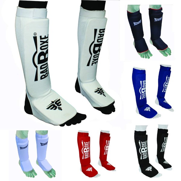 BadBoxe Muay Thai, Boxing, Kickboxing,Karate, Taekwondo, MMA Elastic Cloth Shin