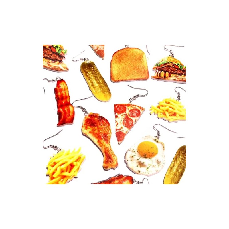 TuCute Power Snack Mix Drop Dangle Earrings