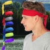 Sports Hair Scarf for Comfortable Hold, Basic Design, Easy Wear SIS-532 Run Hair Scarf/01.Red 3ea