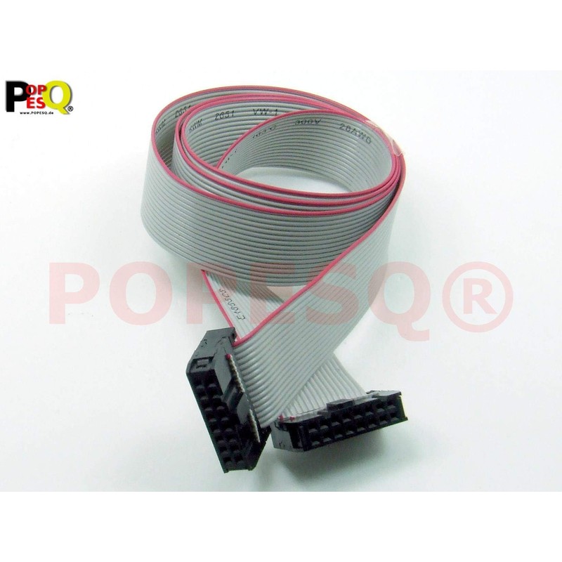 POPESQ® IDC Cable 16-Pin 50 cm 2.54 mm #A1316