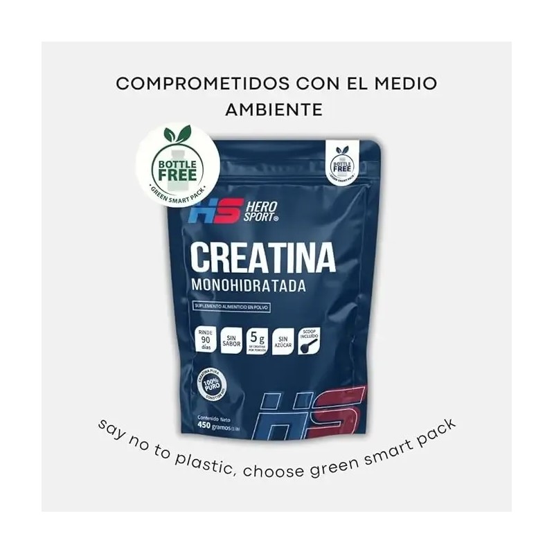 Creatina Mono-hidratada 450gr Hero Sport