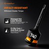 Crosstar 3pc T40 Impact Torx Bit Socket Set, 1/2" Drive