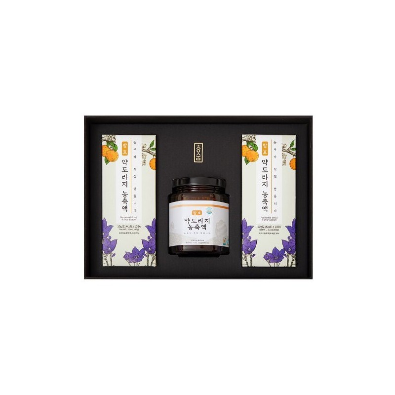 청숨발효 약도라지 농축액 1호세트 Cheongsumbalhyo Yakdoraji Concentrated Extract Set No.