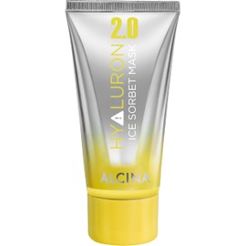 ALCINA Hyaluron 2.0 Ice Sorbet Mask - 1 x 50 ml - Limited Edition - Face Mask - Cools the Skin Instantly - Moisturises - Soothes After Sunbathing - With Dexpanthenol & Caffeine