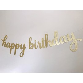 Dreams@Happy Birthday Banner Cursive Birthday Banner Happy Birthday Garland