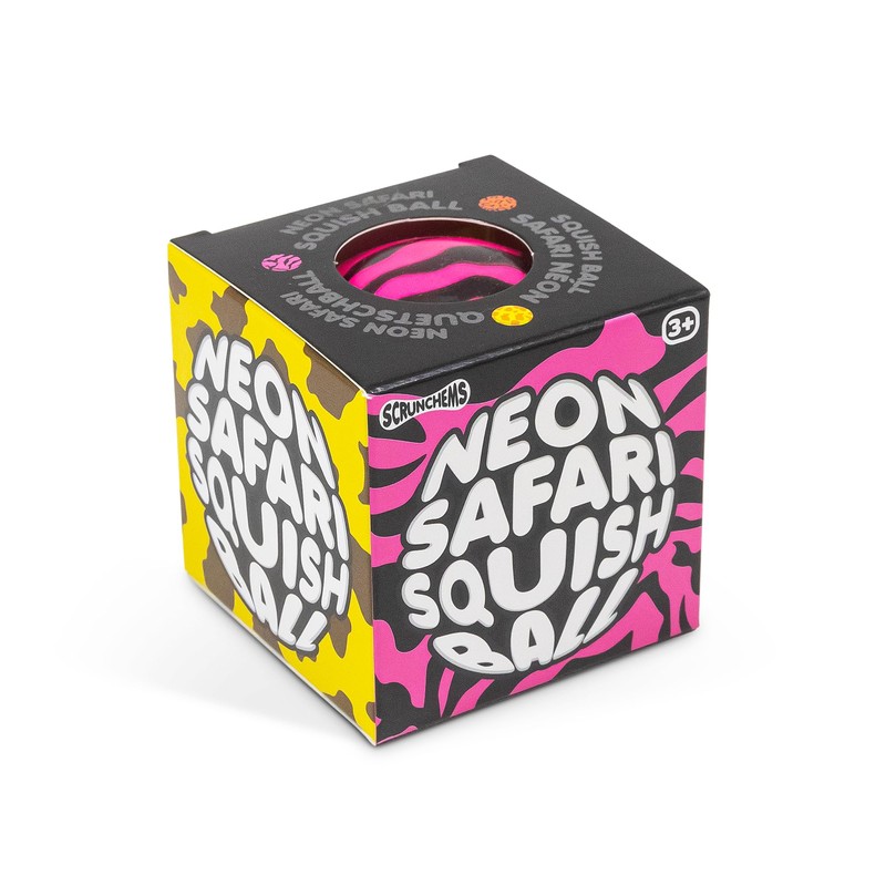 Tobar SCRUNCHEMS NEON SAFARI STRESS SQUISH BALL Toy