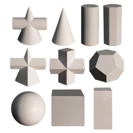 nijimomo Drawing Motifs Set of 10 Models Geometric Objects Block Models Sketches (Set of 10)