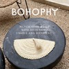 BOHOPHY Straw Palm Hand Held Fan - Handmade Abanico De