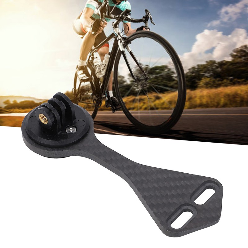 Bike Computer Mount Holder Carbon Fiber Bicycle Computer Extended Holder