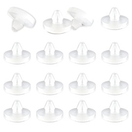 12 PCS Brake Switch Stopper, Brake Switch Stopper, Car Truck Auto Brake Pedal Pad Brake Light Switch Stopper Brake Switch Pad Automotive Clutch Pedal Stopper 90541-06036 (White）
