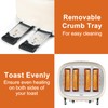 CUSIMAX Toaster 4 Slice, Retro Toaster with Wide Slots for