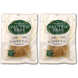 Ogata Village Akitakomachi Producers Association Gluten Free Spaghetti 3.2 oz (90 g) x 2 Packs