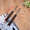 OQUQO 2 Pack Telescopic Handheld Flag Pole (8.2ft), Stainless Steel,