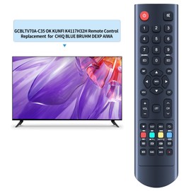 GOUYESHO New Replacement Remote Control for CHIQ Saba PEAQ KUNFT SA32B46 SA24S42 SA32B42 SA32B45 SA40S50 SA24S40 L24G5W L40G5W L32G5W L40H4 L32H4 K5131 H32H PTH3V-32H-5024C K4117H32H K4157H28H