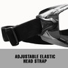 SolidWork Safety Goggles Anti-Fog Clear Lens with Adjustable Elastic Headband.
