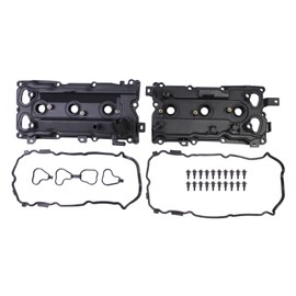 Roneeson Left and Right Side Engine Valve Cover with Gasket Set for Infiniti G25 2011-2012 2.5L V6