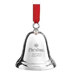 Reed and Barton 2020 36Th Annual Christmas Bell, 0.35 LB, Metallic