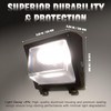 SLAclite LED Wall Pack Light 75/65/50W with Dusk-to-Dawn Sensor, 11250