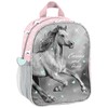 PASO Nursery backpack horse, grey, pink, L