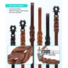 GEIT 4/5/6FT Leather Dog Leash, Heavy Duty Dog Training Leashes,