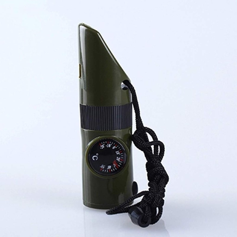 Thermomet 1 Compass Whistle LED Kit Survival Tools Emergency Light