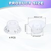 sourcing map 4PCS Guitar Top Hat Bell Knobs, Volume Tone