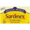 Ocean Prince Sardines in Mustard, 4.25-Ounce Cans (Pack of 12)