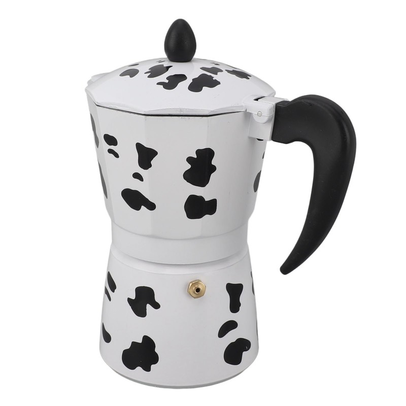 Milk Cow Color Moka Pot Aluminum Coffee Pot Coffee Maker