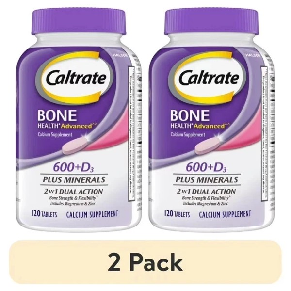 Caltrate (2 pack) Caltrate 600+D3 Plus Minerals Calcium Vitamin D