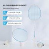 Badminton Racket Set,Badminton Rackets,Ultra Lightweight Composite Carbon Fiber 8u (64g)