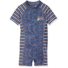 Playshoes Boy's Einteiler Ahoi mit UV-Schutz Swim Shorts, Blue (jeansblau), 122 (Manufacturer size: 122/128)