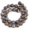 (12mm/Gray) - GEM-inside Labradorite Gemstone Loose Beads Natural 12mm Round